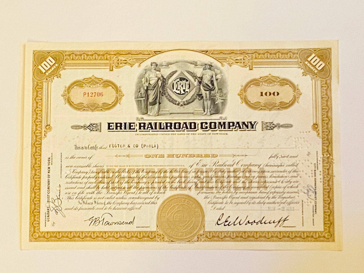 Set of 3 Gift Pack- Historically Related Companies- Erie Lackawanna Railroad Company + Postcard
