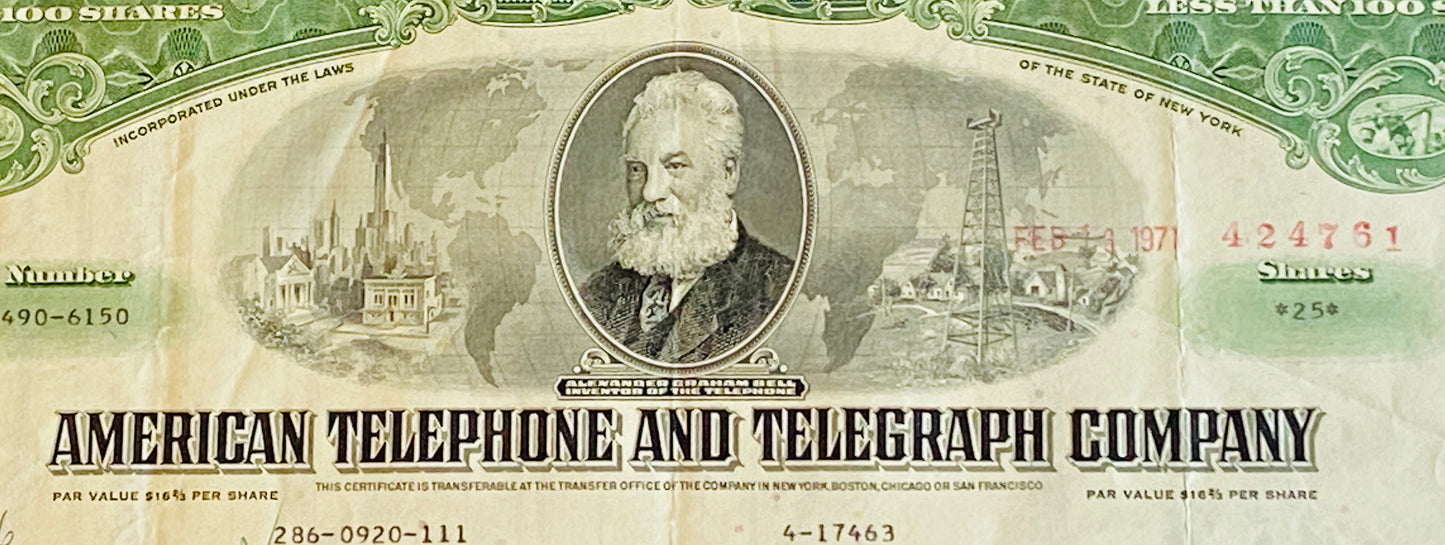 AMERICAN TELEPHONE AND TELEGRAPH COMPANY, Year 1970