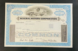 GENERAL MOTORS CORPORATION-Authentic Stock Certificate-1982