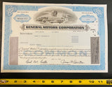 GENERAL MOTORS CORPORATION-Authentic Stock Certificate-1982