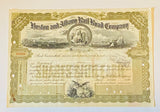 BOSTON AND ALBANY RAILROAD COMPANY Authentic Stock Certificate, Year 1945