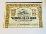 CLEVELAND SHORT LINE Gold Bond, Year 1911