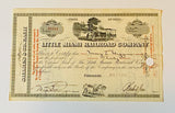 LITTLE MIAMI RAILROAD COMPANY Authentic Stock Certificate, Year 1933