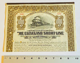 CLEVELAND SHORT LINE Gold Bond, Year 1911