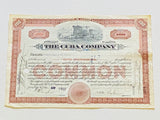 CUBA COMPANY, Year 1927